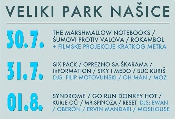 Impulse Park Fest - sastav Impulse Park Fest - sastav