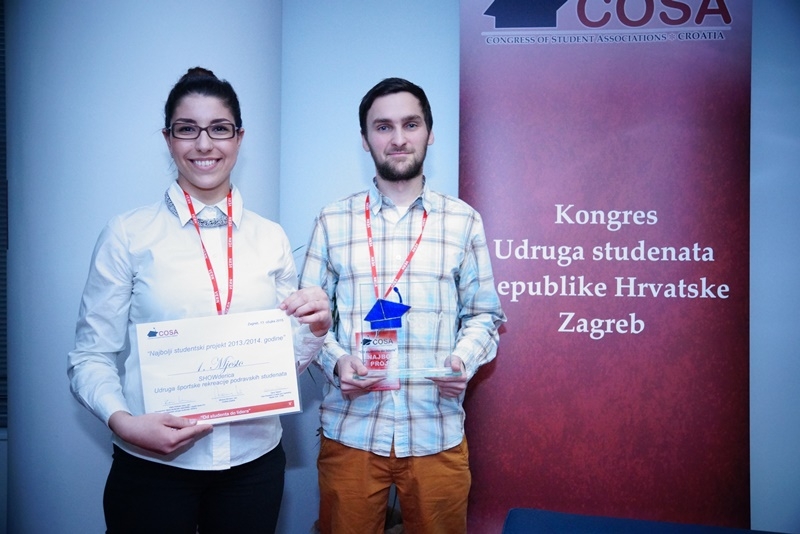 Nagrađeni studentski projekt Udruga studenata VERNa