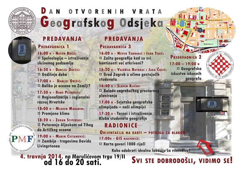 Dan otvorenih vrata Geografskog odsjeka 1 Geografski odsjek na PMF-u