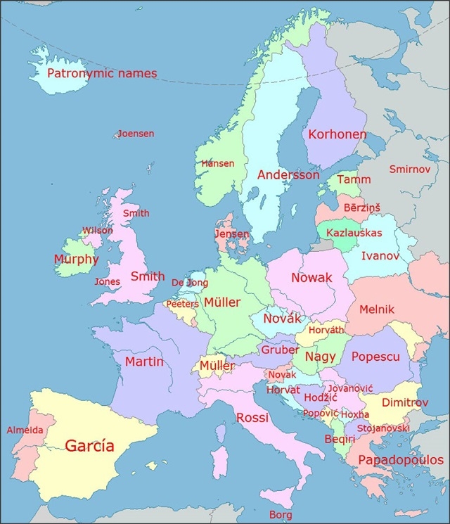 Najčešća prezimena Najčešća prezimena