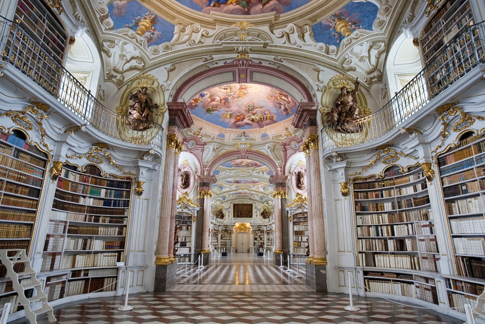 The Admont Library, Austria The Admont Library, Austria