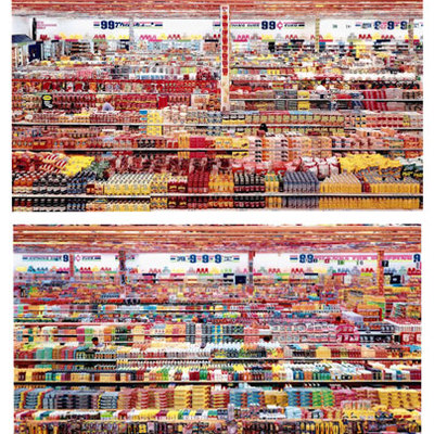 autor Andres Gursky, fotografija 99 Cent II Diptychon