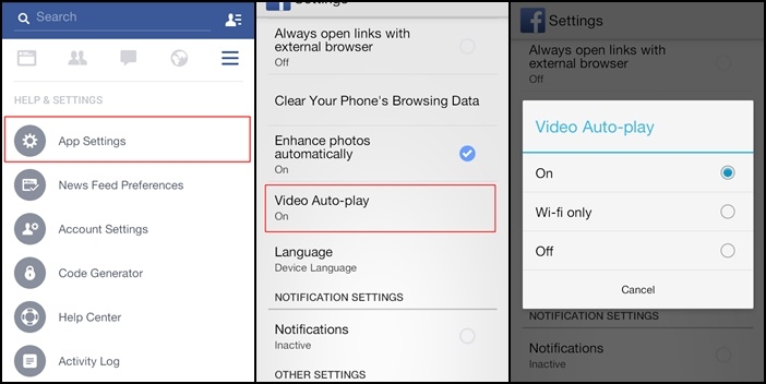 Isključivanje automatske reprodukcije video zapisa - mobilna aplikacija Isključivanje automatske reprodukcije video zapisa - mobilna aplikacija