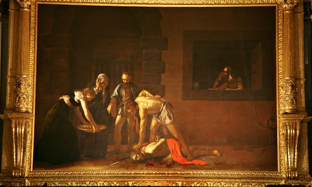 Caravaggio - dekapitacija Ivana Krstitelja Caravaggio - dekapitacija Ivana Krstitelja
