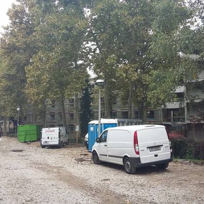 Radovi na Savi - dvorište