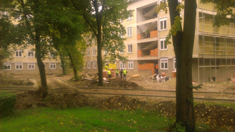 Nova faza radova - radnici