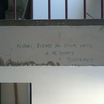 Obnova studentskih domova - grafit