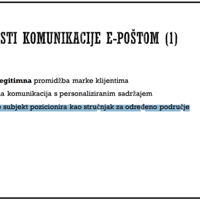 A inače, ako šalješ e-poštu onda si stručnjak.