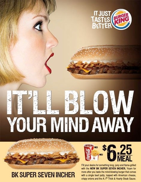 Sugestivna reklama za Burger King Sugestivna reklama za Burger King
