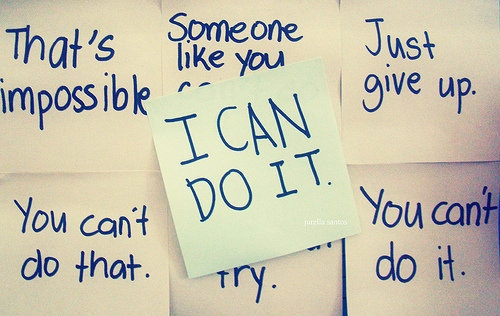 I can do it I can do it