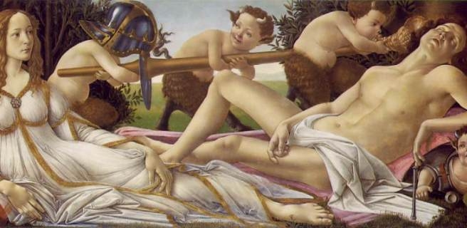 Botticelli - Mars i Venera Botticelli - Mars i Venera