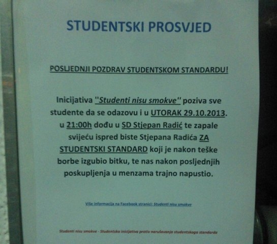 Poziv na prosvjed Poziv na prosvjed