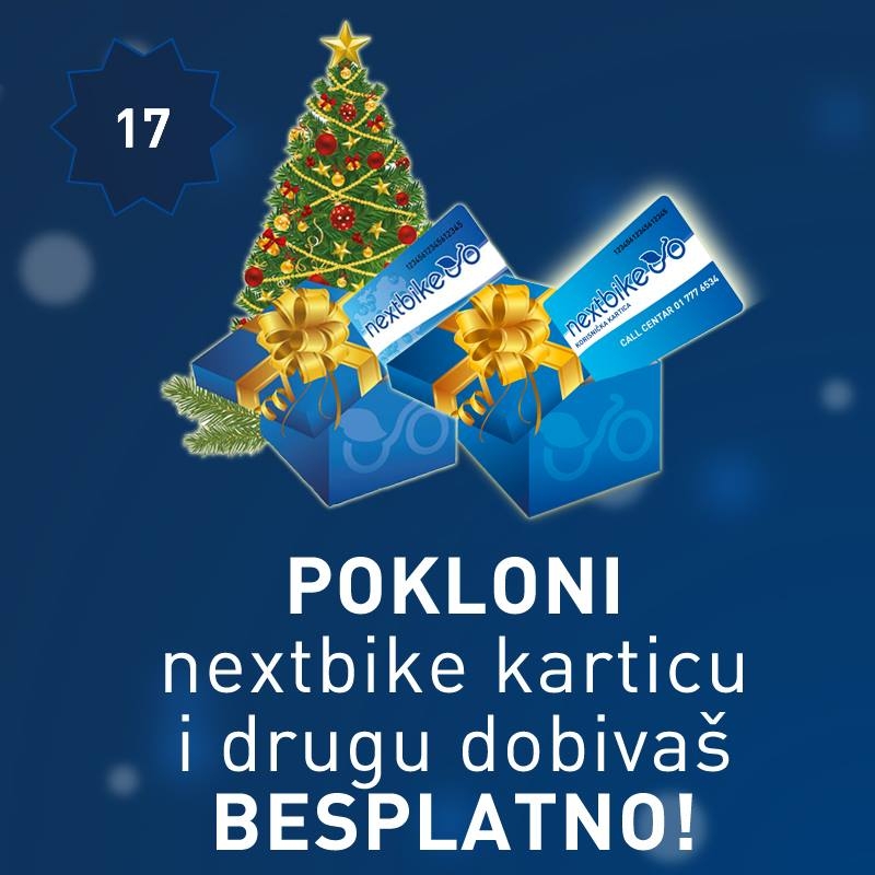 Pokloni nextbike karticu Pokloni nextbike karticu