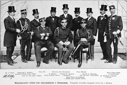 Olimpijske igre 1896., Olimpijski odbor Olimpijske igre 1896., Olimpijski odbor