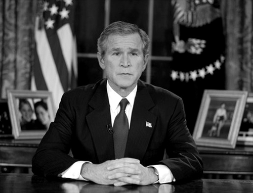 Bush najavljuje početak rata u Iraku Bush najavljuje početak rata u Iraku
